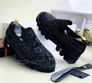 Versace Thick Quality Luxury Men Flat Shoe