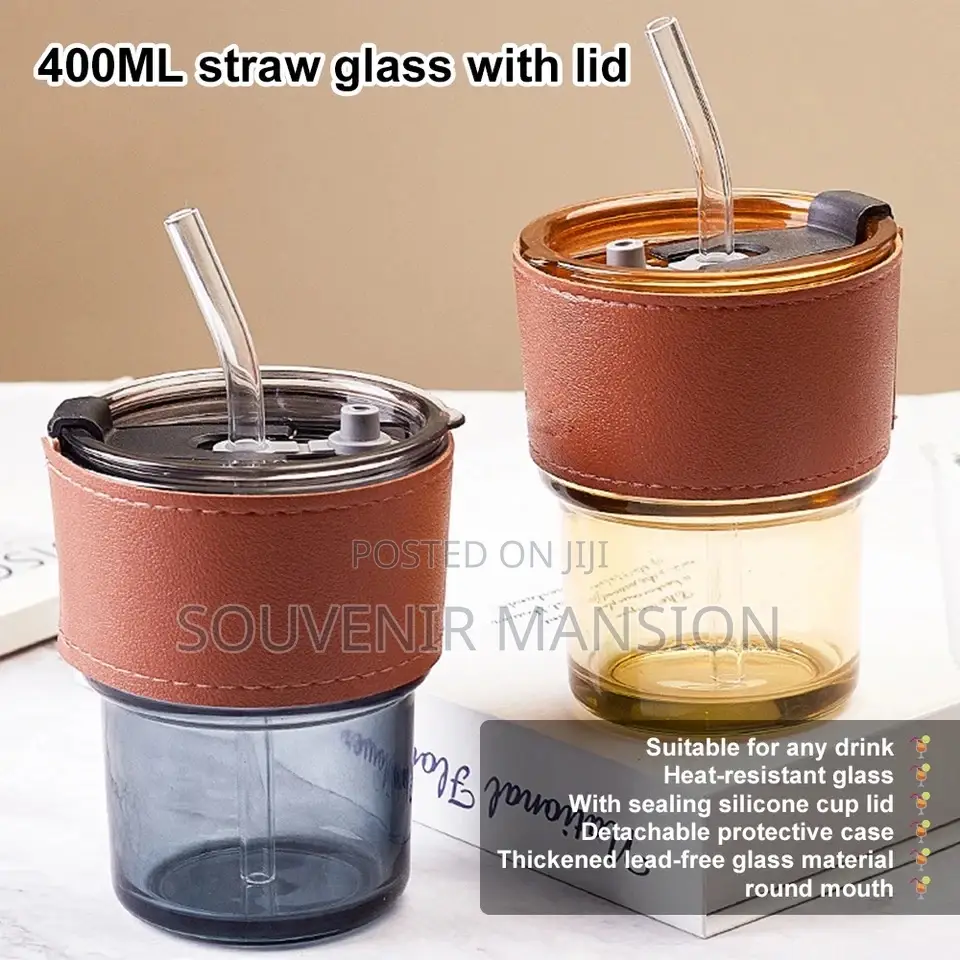 400ml Straw Cup With Lid