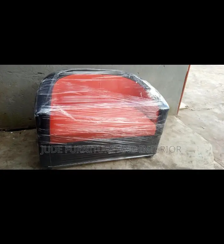 Black and Red Double Sofa