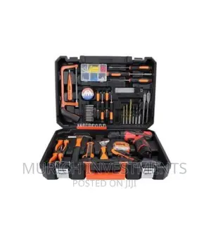 Tool Boxes Kit Set With 12v Lithium Cordless Drill
