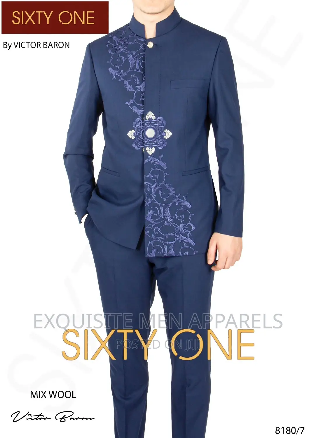 Italian Victor Baron Safari Men's Suit