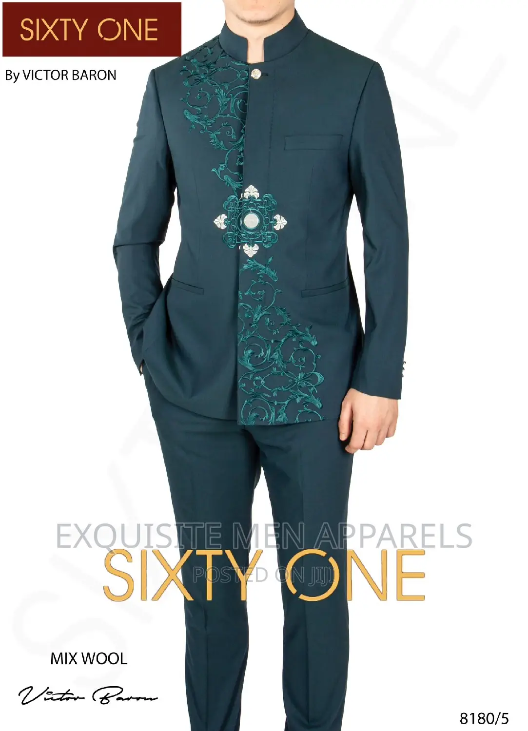 Italian Victor Baron Safari Men's Suit