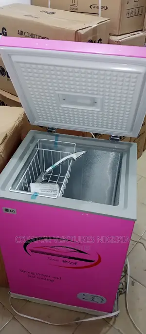 LG Ice Block Deep Freezer,Low Voltage Fuly Copper,Blue/Pink