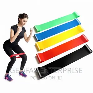Resistance Elastic 5in1 Sports GYM Exercise Fitness Band