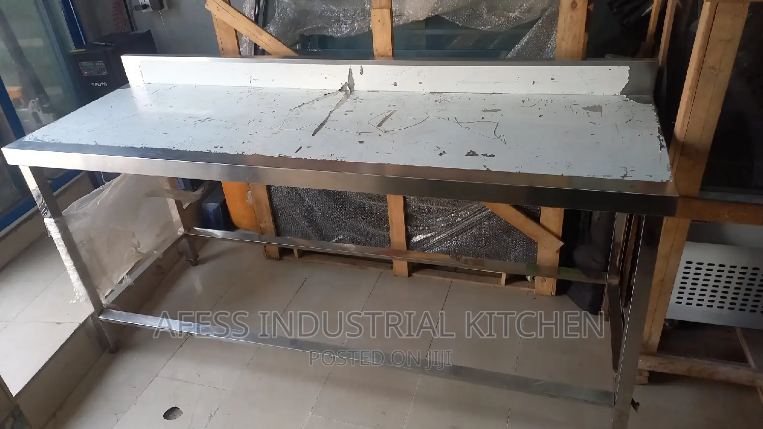 6ft Worktable With Back