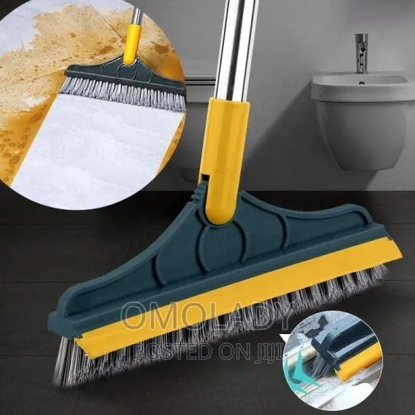 2 in 1 Multipurpose Tiles Brush Cleaner Mop Cleaner