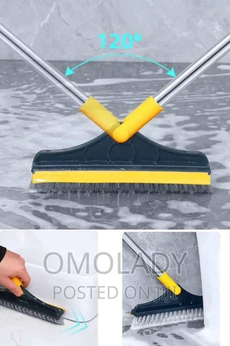 2 in 1 Multipurpose Tiles Brush Cleaner Mop Cleaner