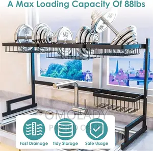 Over The Sink Plate Rack (65cm, Single Sink)