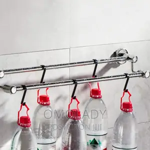 Stainless Steel Double Layer Towel Hanger (80cm)