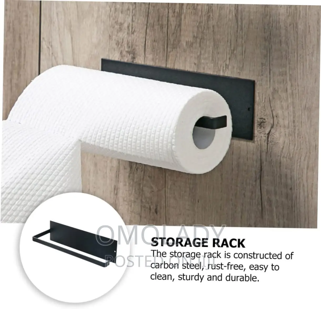 Under Cabinet Tissue Holder