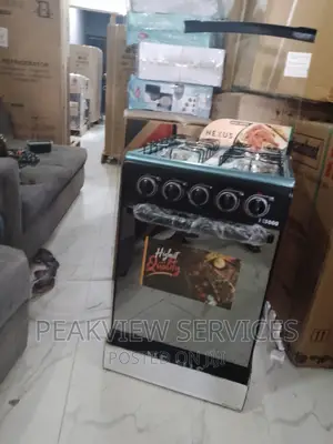 Easy to Clean 50*50 4 Gas Burner Auto Ignition+ Oven