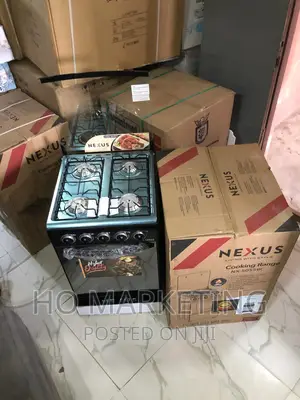 Nexus Auto Ignition 4 Burner Gas Cooker