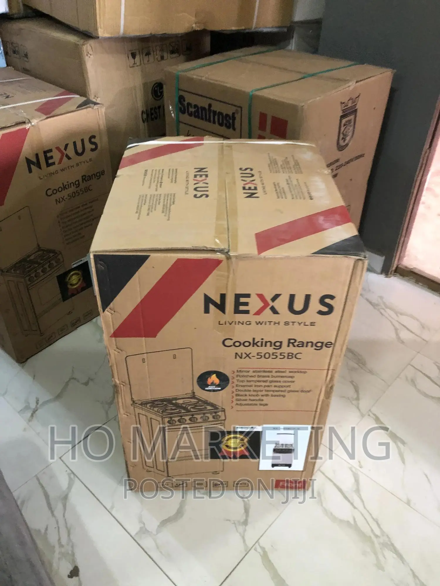Brand New Nexus 4 Burner Gas Cooker -Auto Ignition