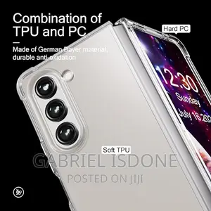 Samsung Galaxy Z Fold 5 5G, Transparent Case