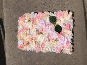 Artificial Rose Wall Flower Mat