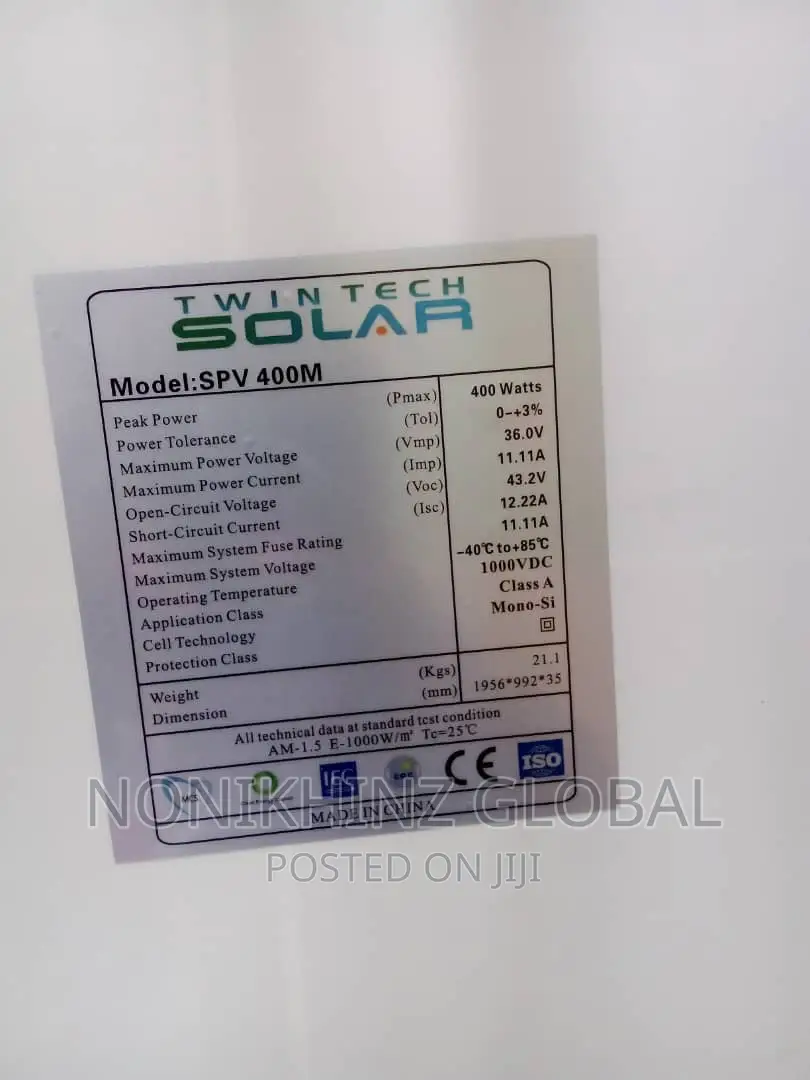 Twin Solar Panel 400w Solar Panel