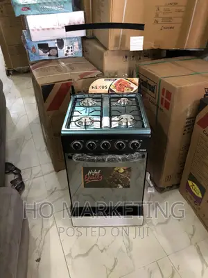 Auto Ignition 4 Burner Gas Cooker With Oven