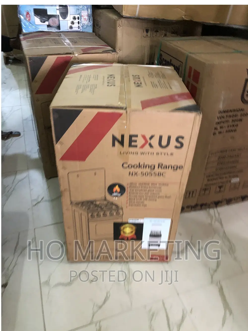 Nexus 4+0 Gas Cooker (Nx-5055bc) With Auto Ignition