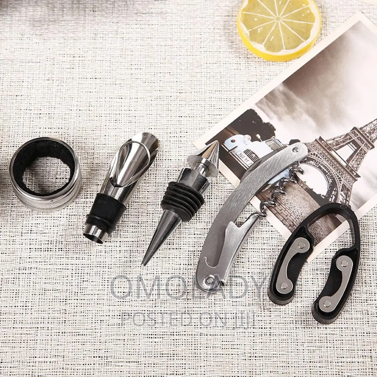 Bottle Shaped Wine Opener Set