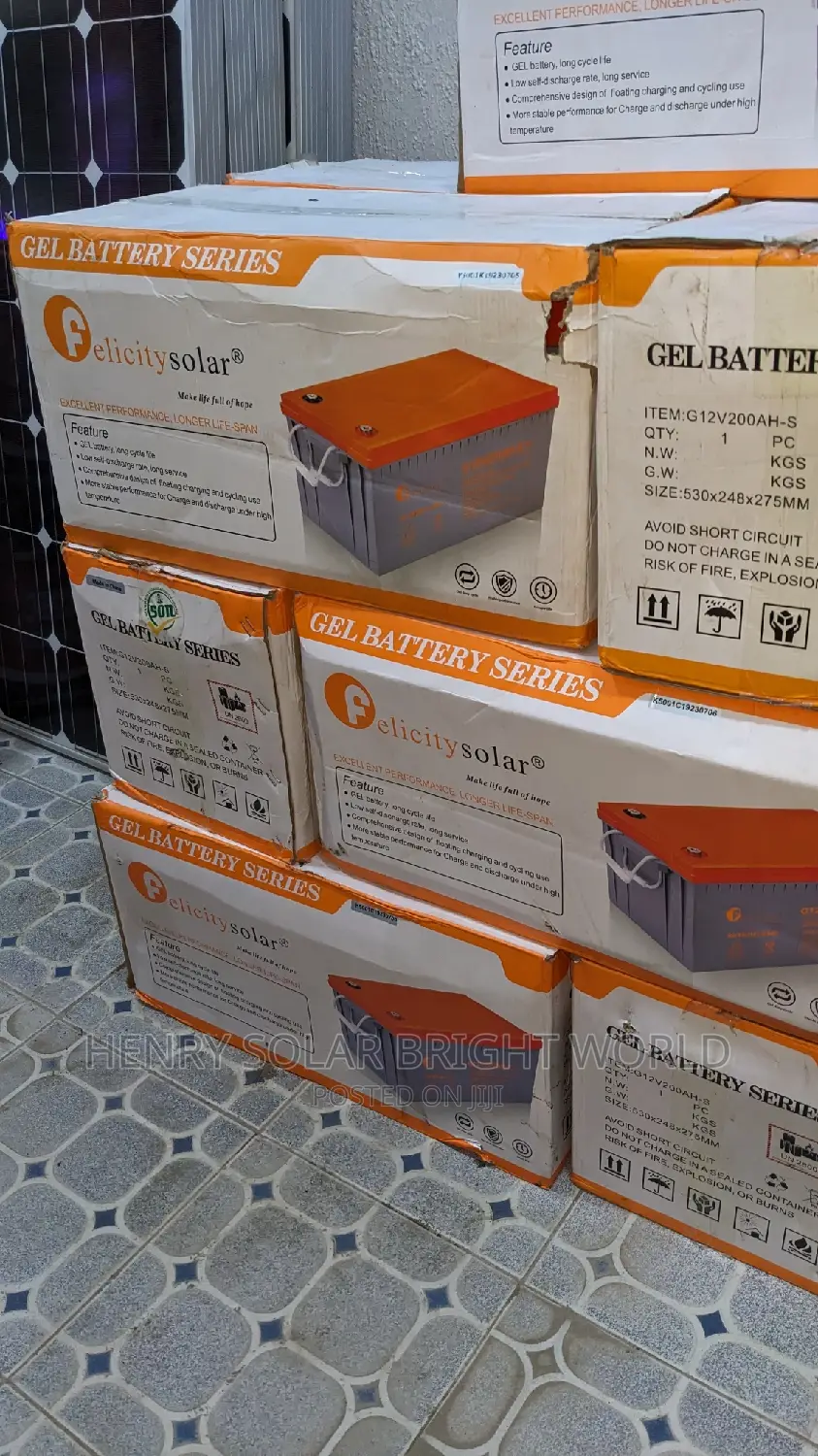 Felicity Gel Battery 200ah