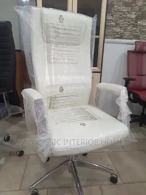 White Swivel Office Chair