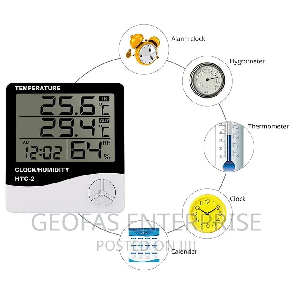 Htc-1/Htc-2 Thermometer Digital Electronic Hygrometer