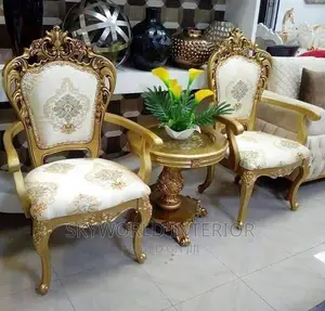 Tea Table With Two Royal Chairs