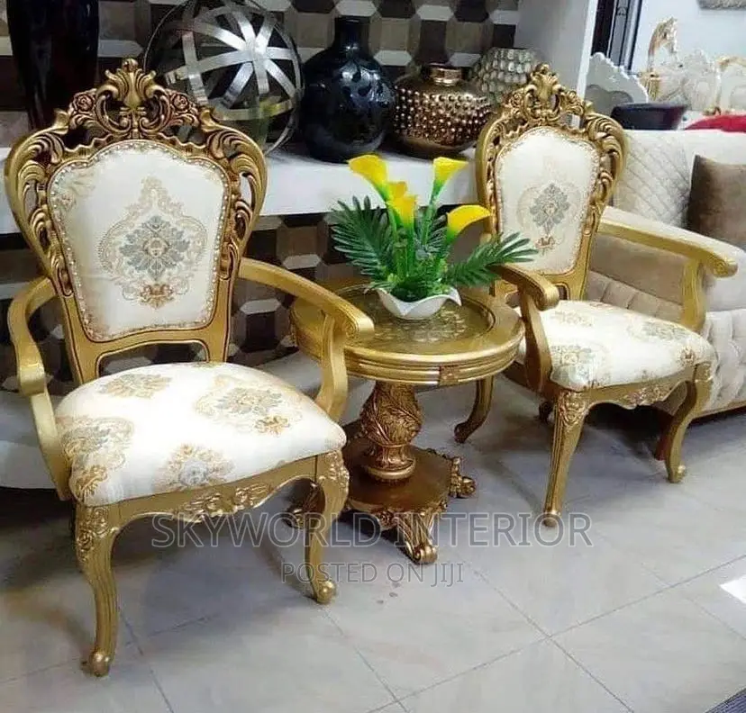 Tea Table With Two Royal Chairs