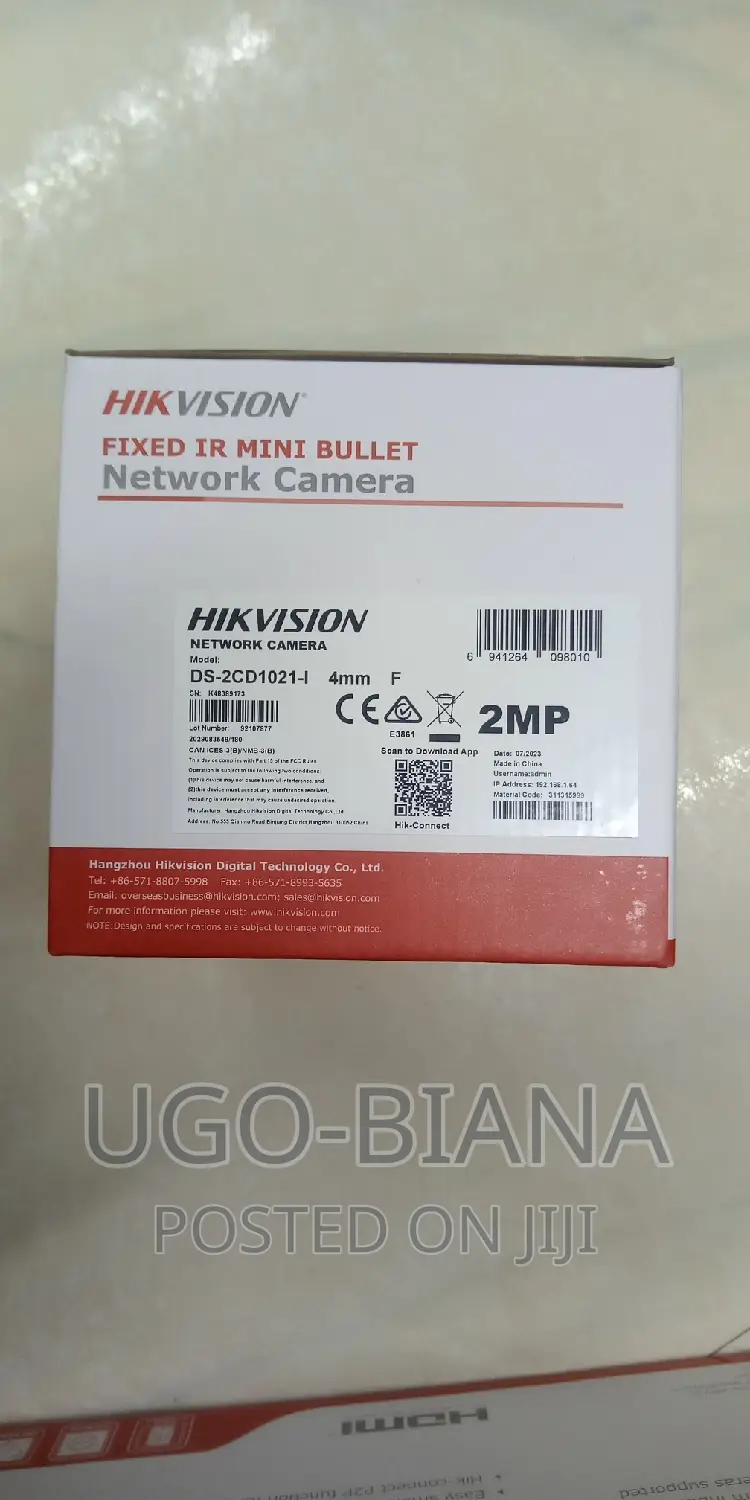 Outdoor Network CCTV Camera 2mp
