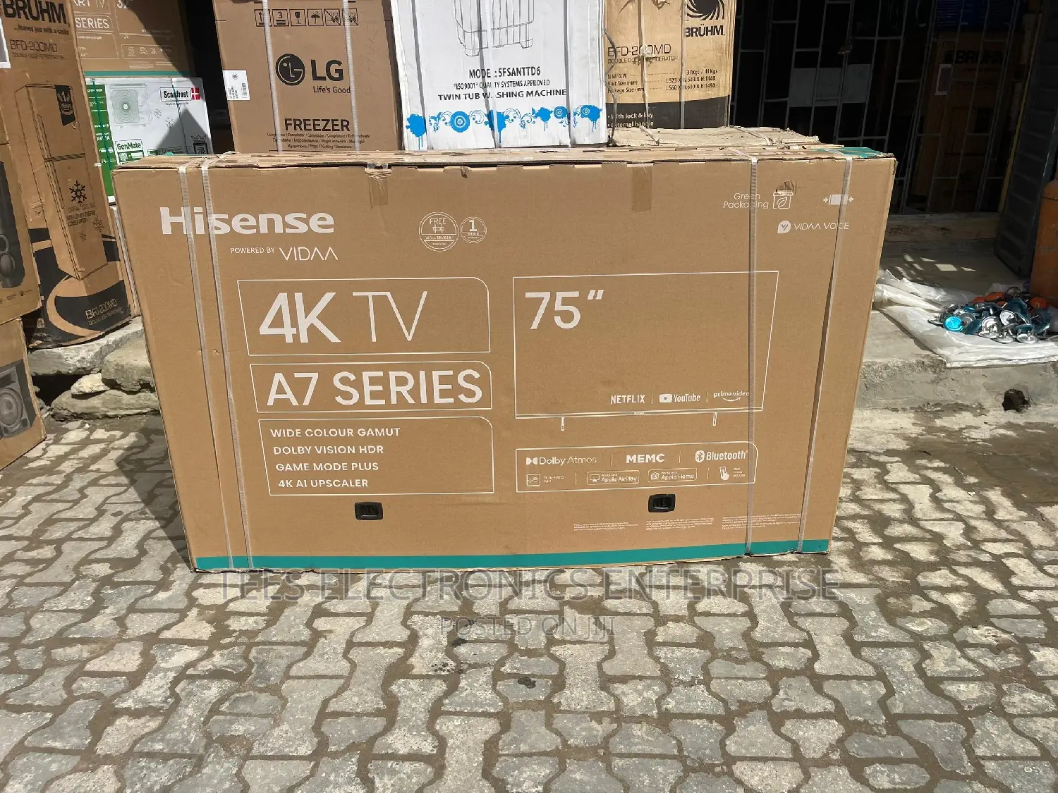 Hisense 75 Inches Uhd HDR Atv/DRV Smart TV | TV 75 A7K