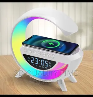 Multifunction RGB Light Table Lamp Wireles Charger Speaker