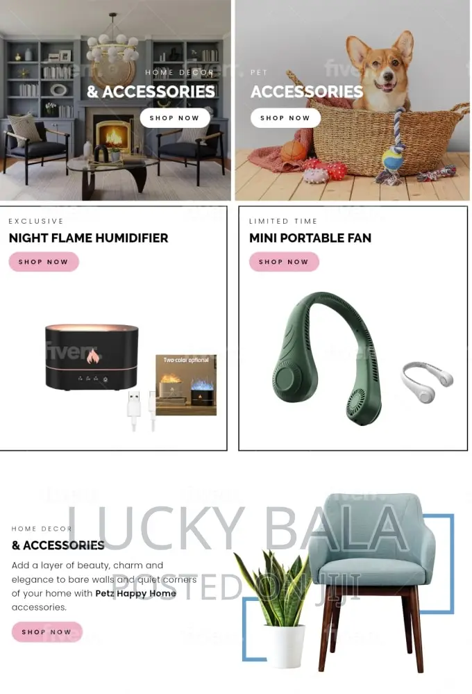 I Will Do Website Design , E-Commerce Website