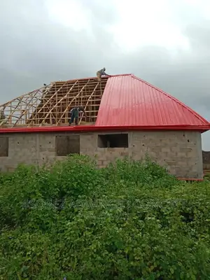 Red Coloured Long Span Aluminum Roofing