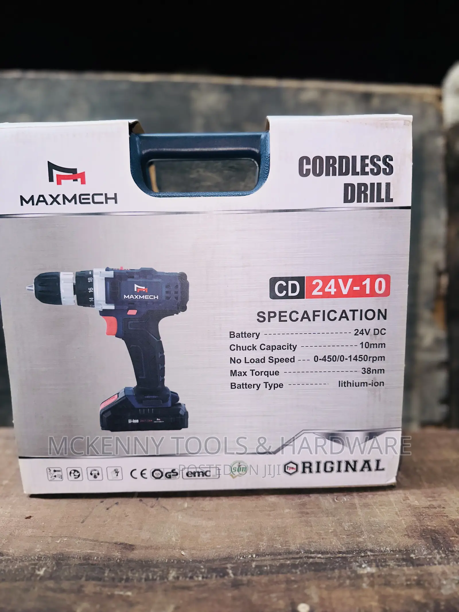 Cd_24v Cordless Drill Heavy Duty Screwdriver Machine