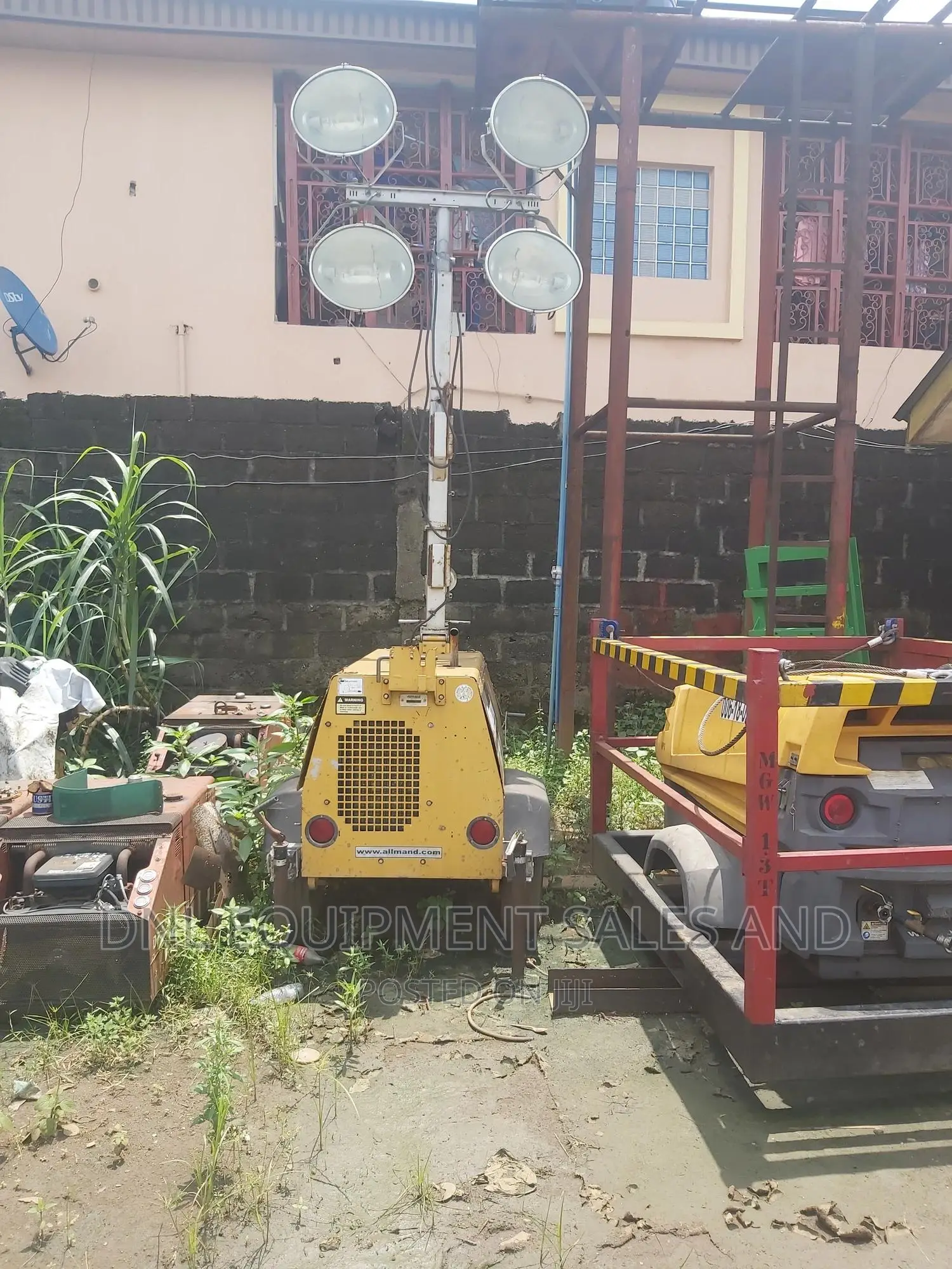 9kva Tower Light With Caterpillar Engine