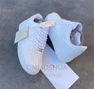 Plain White Sneakers