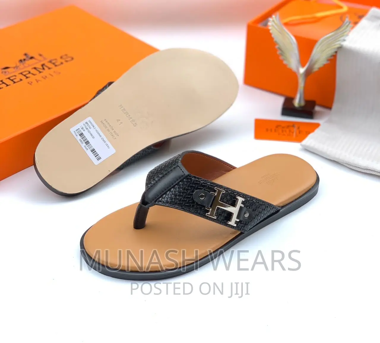 Quality Bally X Hermes Slipers
