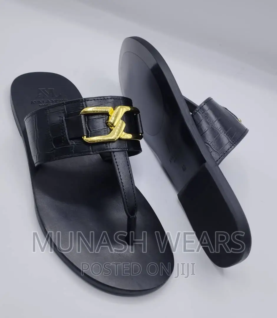 Quality AVL Leather Slipers
