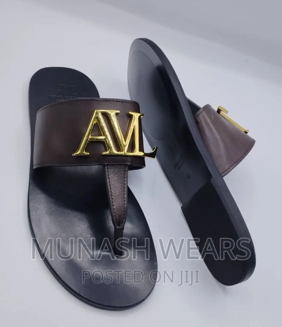 Quality AVL Leather Slipers