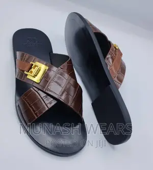 Quality AVL Leather Slipers