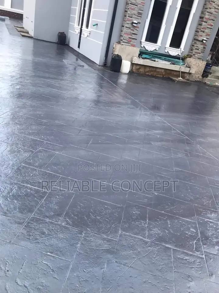 Polished Stamped Concrete