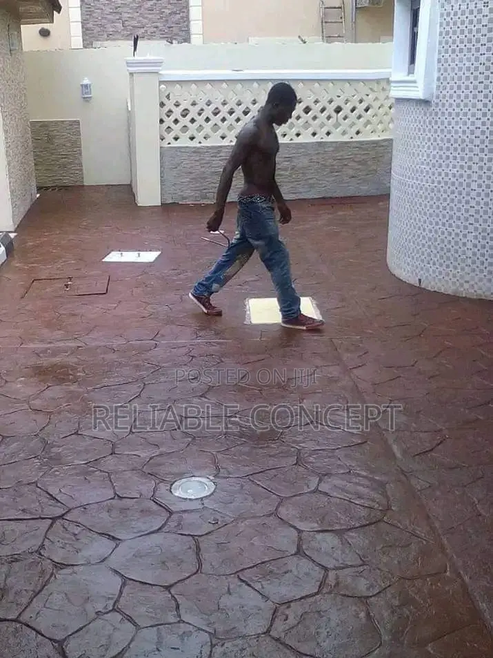 Polished Stamped Concrete
