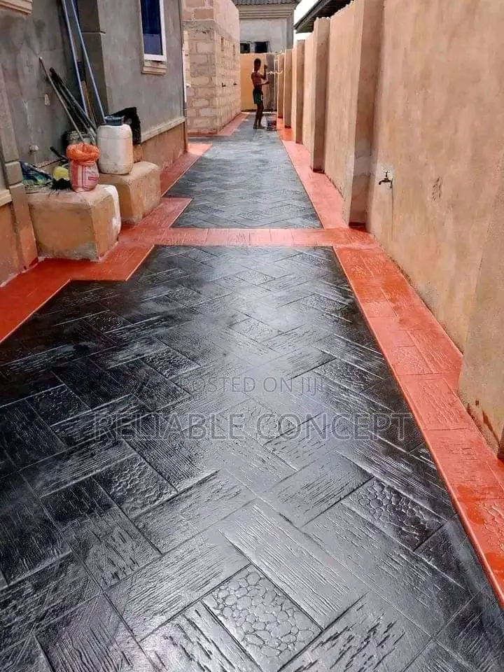 Polished Stamped Concrete