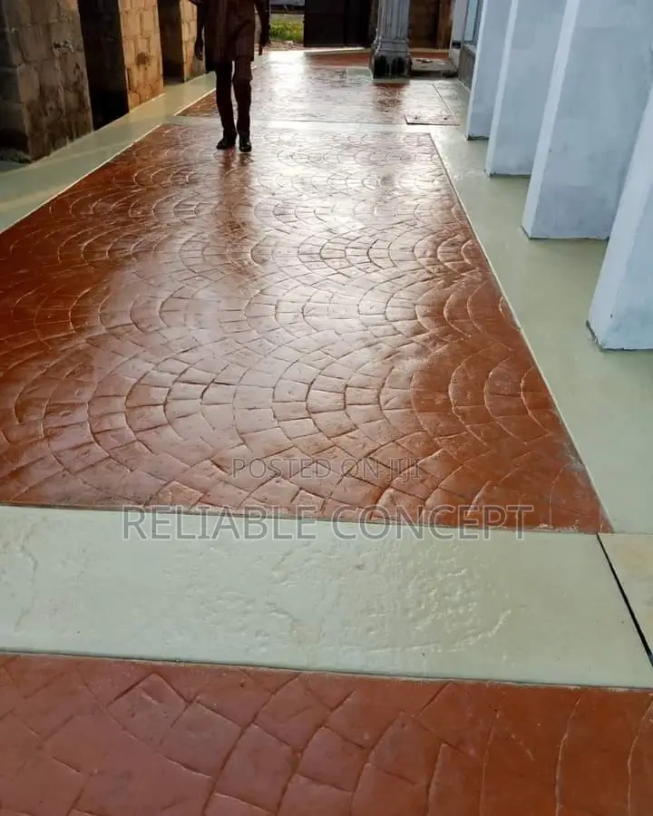 Polished Stamped Concrete