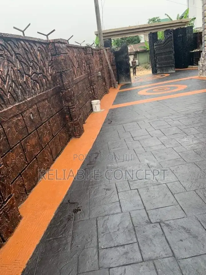Polished Stamped Concrete