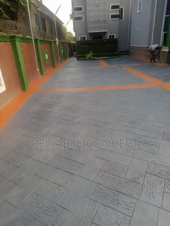 Polished Stamped Concrete