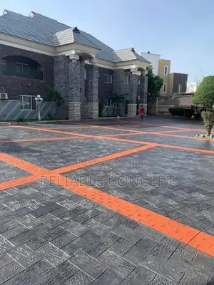Polished Stamped Concrete