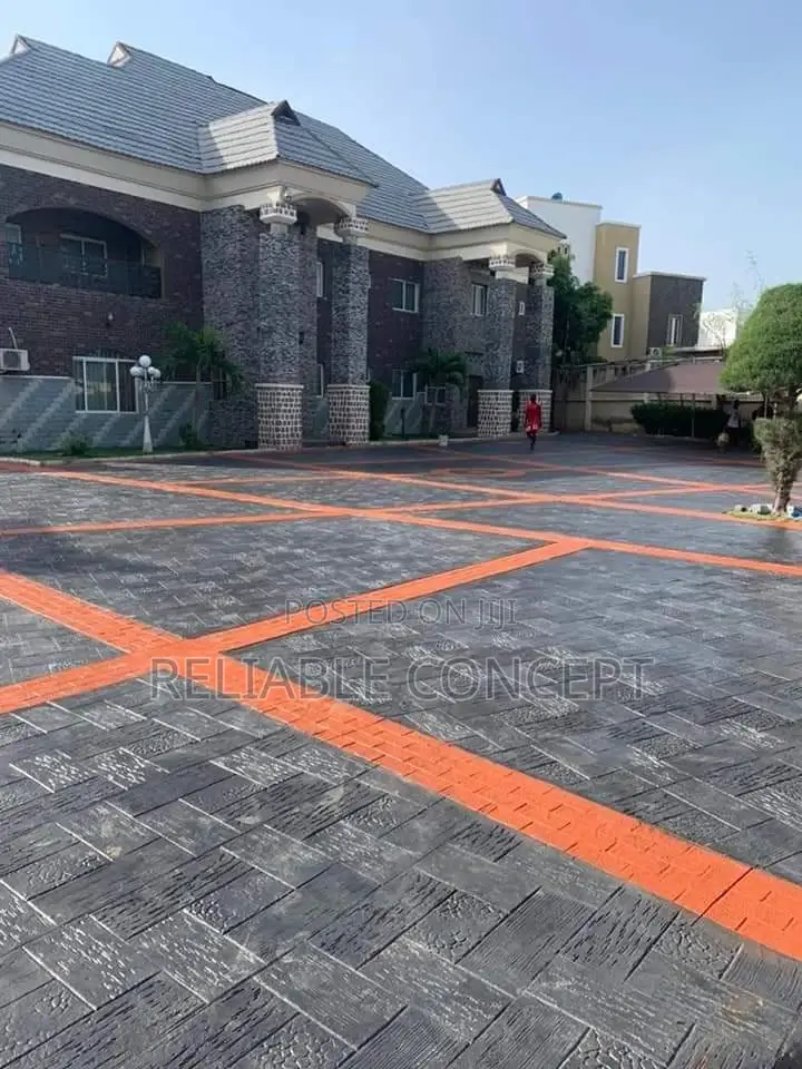 Polished Stamped Concrete