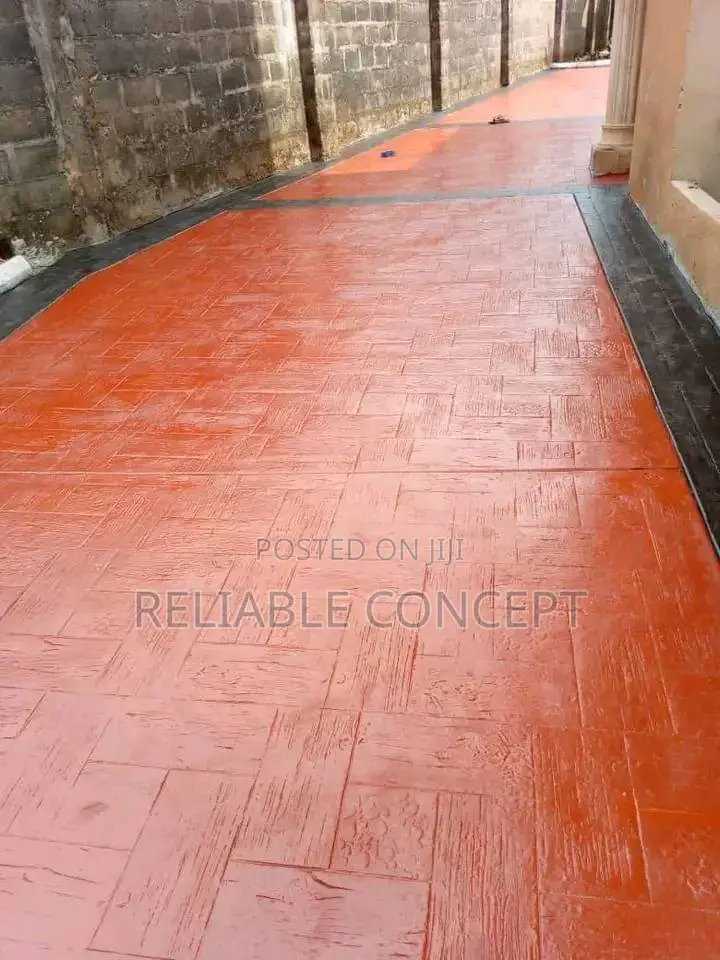 Polished Stamped Concrete