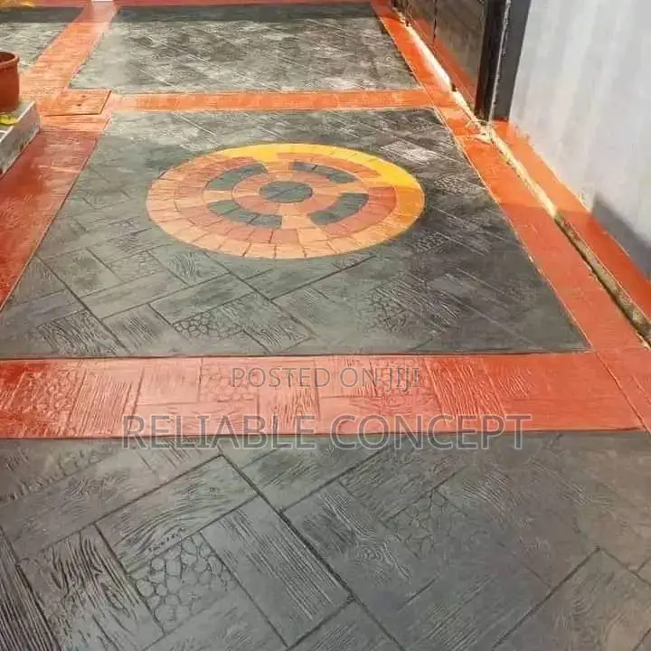 Polished Stamped Concrete